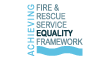 achieving fire and service service equality framework logo