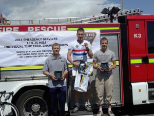Emergency Services Time Trial Championships 2011 25 mile winners