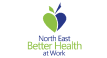 North East Better Health at Work Award logo with ambassador status given at the bottom.