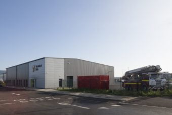 Outside of Cleveland Fire Brigade Technical Hub Building