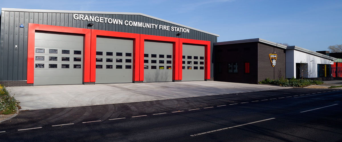 Outside of grangetown community fire station