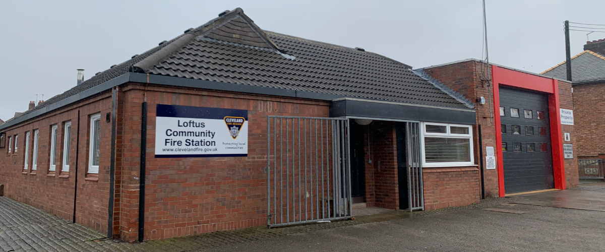 A picture of a community fire station in Loftus