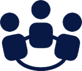 Navy icon of three people