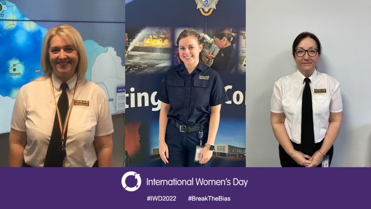 photograph of three women in different roles in the cfb uniform