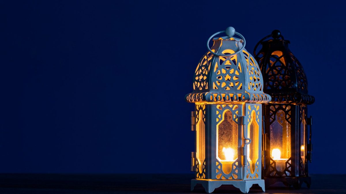 A image showing traditional tea lights used to celebrate EID